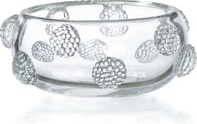 Cachepot Murano Amora P Cristal Transparente