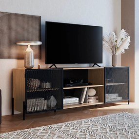Rack New Hanover e Preto 180 cm - D'Rossi