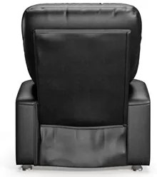 Poltrona do Papai Reclinável Para Cinema Praddo FH9 PU Preto Brilho -