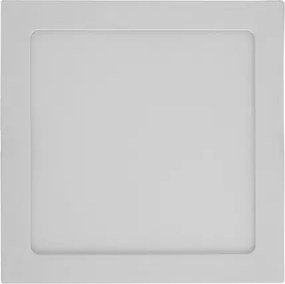 Plafon Led De Embutir Quadrado Branco 18w Panel