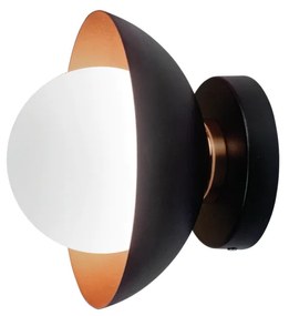 Plafon Bibelô Ø19X16Cm Globo Ø14Cm Fosco 1Xe27 G45 Mini Bulbo Anel Dis... (BT - Branco Texturizado, Igual Primeira Cor)