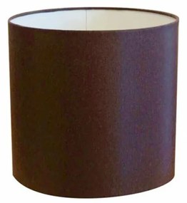 Cúpula Abajur Cilíndrica Cp-8005 Ø18x18cm Café