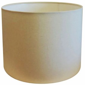 Cúpula abajur cilíndrica cp-8019 Ø40x30cm algodão crú