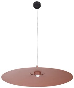 Pendente Led Aluminio 17W 60 3000K 90Cm Plato - TERRACOTA