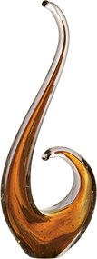 Adorno Decorativo Murano Borgo Trento - Marrom  Marrom