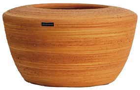 Vaso Bacia Boca Reta Pequena - Terra Cota