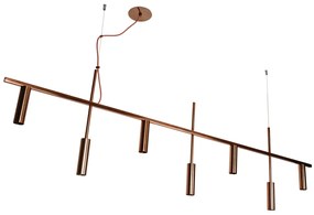Pendente Platinum Linear 3,8X44,5X170Cm 7Xmr11 - Usina 16930/170 (BT - Branco Texturizado)