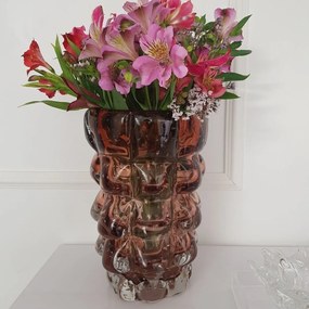 Vaso Murano Garnet