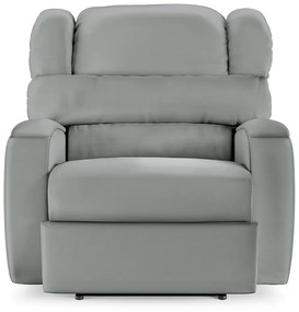 Poltrona do Papai Sala de Cinema Reclinável Kylie Power Touch Massagem USB PU Cinza G23