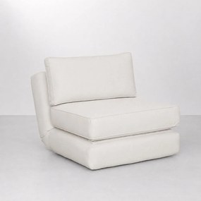 Sofá Cama Dobra Solteiro Mix Bege - 90cm