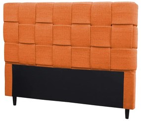 Cabeceira Cama Box Casal Queen 160 cm Ravena Linho Laranjado - Simbal - Laranja