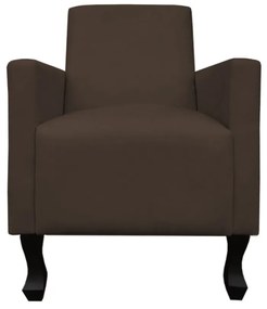 Poltrona Amamentação Sofia Suede Marrom