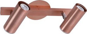 Spot Sobrepor Aluminio Acrilico Dicroica Gu10 Tubo - COBRE