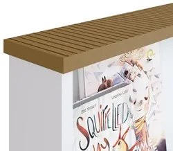 Cômoda Infantil 1 Porta 4 Gavetas Com Espelho House A05 Branco - Mpoze