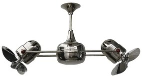 Ventilador De Teto Aco Inox 220V Duplo Dinamico