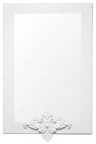 Espelho Lavanda Retangular - Branco com Entalhe dourado soleil Provençal Kleiner