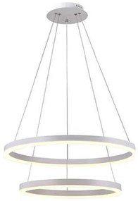 Pendente Led Metal E Aluminio 54W 3000K Danza - BRANCO