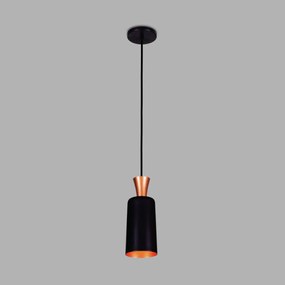 Pendente Lótus Ø12X22Cm 1Xe27 S/ Difusor C/ Cone De 09Cm | Usina 16313... (GF-M - Grafite Metálico / BR-F - Branco Fosco)