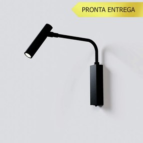 Arandela Braço Articulado Ark Focco 2,5X21,4X23Cm Led 2W 3000K Com Int... (CHAMPANHE)
