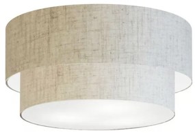 Plafon Para Sala Cilíndrico SL-3017 Cúpula Cor Rústico Bege