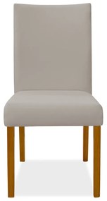 Kit 2 Cadeiras de Jantar Milan Veludo Nude