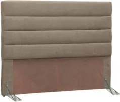 Cabeceira Casal 140cm Greta Linho Areia Z51 - Mpozenato