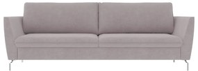 Sofá Decorativo Sala de Estar 230cm Olívia Suede Rosê G52 - Gran Belo