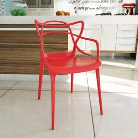 Cadeira Allegra Vermelho - D'Rossi