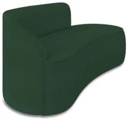 Sofá 3 Lugares Para Sala 180cm Orgânico Wendi Boucle Verde I01  - Mpoz