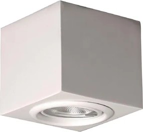 Plafon Sobrepor Orientavel Aluminio Par20 7W - BRANCO