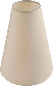 Cupula Tecido Bege Para Abajur 18Cm