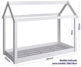 Cama Montessoriana Casinha P/ Criança Infantil + Garantia