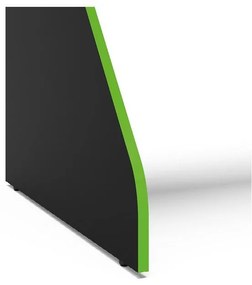Mesa Gamer Computador Escrivaninha Preto e Verde Fremont