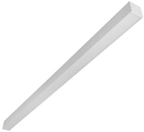 Perfil Sobrepor Aluminio Branco 1,5M Simple Way