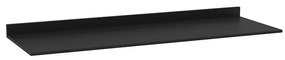 Tampo para Balcão de Cozinha com Rodapé Torfi 150cm MDP/BP Preto G96 - Gran Belo