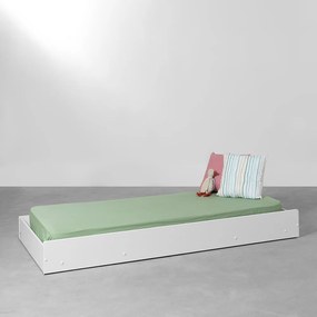 Cama Auxiliar Ollie - Branco Fosco