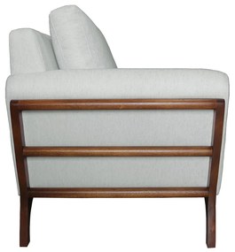 Poltrona Decorativa Sabrina Veludo Granito