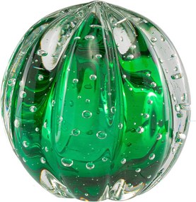 Esfera Murano Senna G - Verde Folha Verde Folha