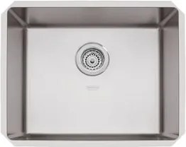 Cuba de Embutir Quadrum 50 U Undermount Tramontina 50x40x20 cm Aço Inox Acetinado