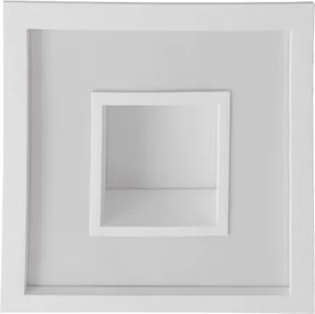 Plafon Led De Embutir Quadrado Branco 16,8W 3000K New Chess