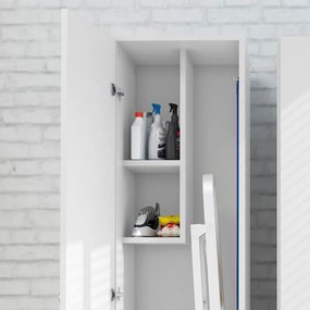Armário Multiuso 1 porta Lavanderia AM3107 Branco