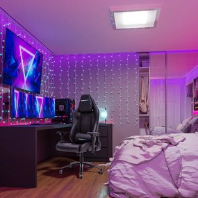 Cadeira Gamer Executiva Escritório AquilesX PU Sintético Preta G56 - Gran Belo