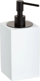 Porta Sabonete Líquido Resina - Branco - Black Matte  Branco - Black Matte