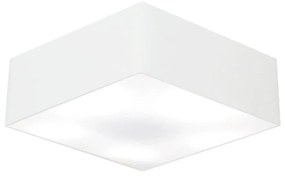 Plafon Para Quarto Quadrado SQ-3050 Cúpula Cor Branco
