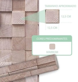 Papel De Parede Tocos 3D