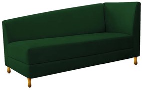 Recamier Valéria 140cm Lado Esquerdo Suede Verde - ADJ Decor