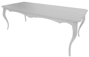 Mesa de Jantar Clássica Vintage - Branca Provençal Kleiner