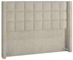 Cabeceira Cama Box Casal 140cm Pisa Z37 Boucle Cru - Mpozenato