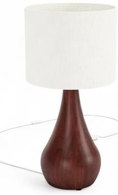 Luminária de Mesa Lagamar Castanho 51cm - 77043 Sun House
