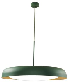 Pendente Jetty Ø60X12Cm Led 64W Bivolt - Usina 19955/60Led (PT - Preto Texturizado, 4000k)